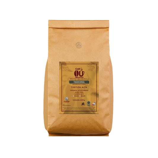 Café Quarzzo Tradicional Grano o Molido x2500GR