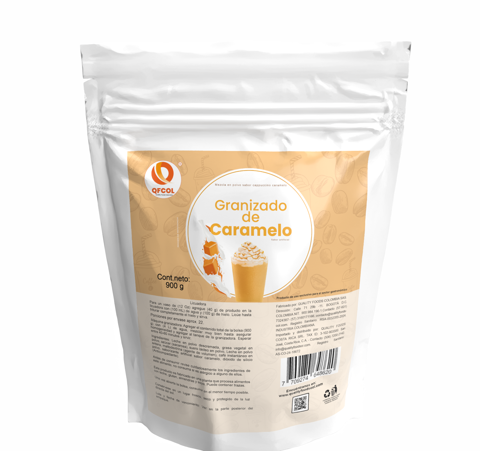 Granizado De Caramelo Qfc x900G