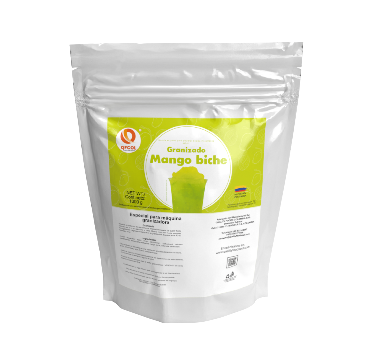 Granizado De Mango Biche x1000G